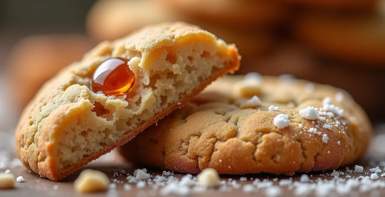 Visual breakdown of paleo cookie ingredients versus regular cookie ingredients showing cost comparison